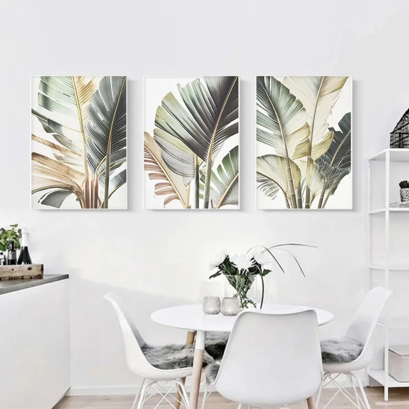 Modern Tropical Plant Canvas Print