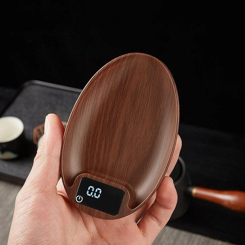 Coffee Beans Weight Pattern Electronic Tea Scale Touch Screen Long Battery Life Coffee Scale Precision 0.1g/200g Kitchen Scale