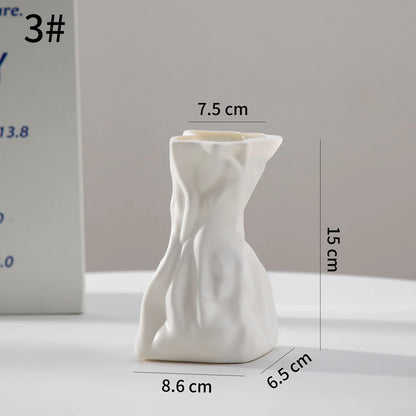 Modern Plastic Flower Vase – Aesthetic Home Decor