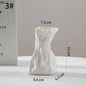 Modern Plastic Flower Vase – Aesthetic Home Decor
