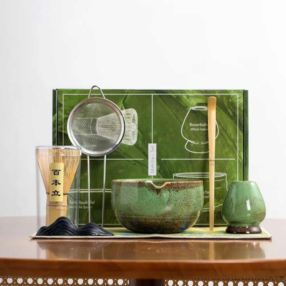 Japanese Matcha Tea Whisk Set 🍵🎋