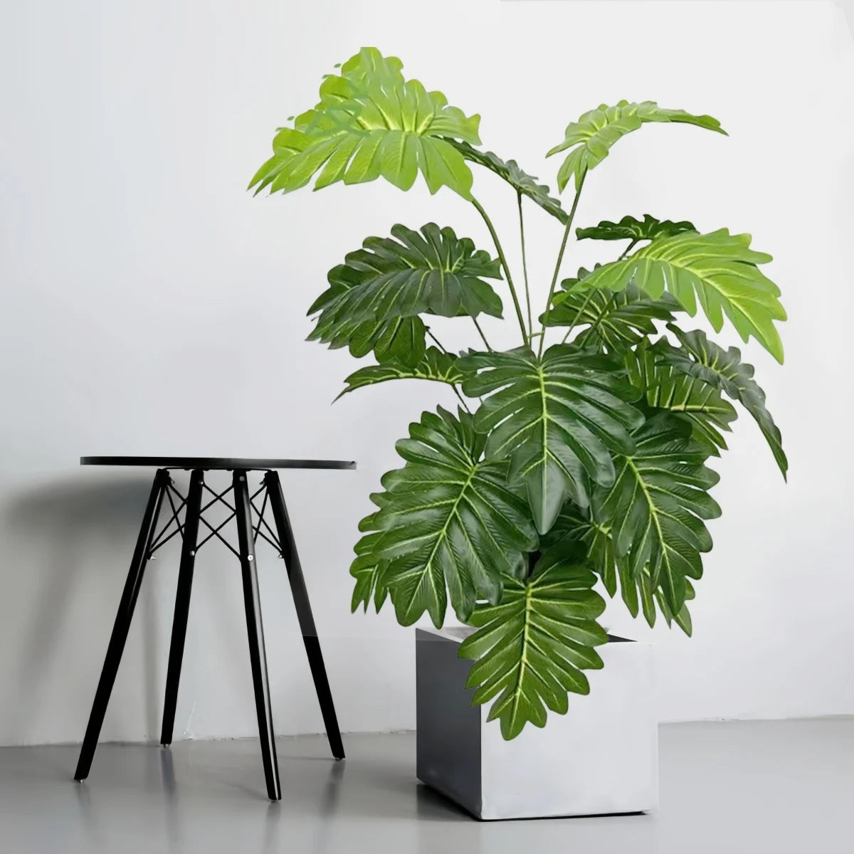 70CM Artificial Monstera Palm Tree – Tropical Green Plant Decor