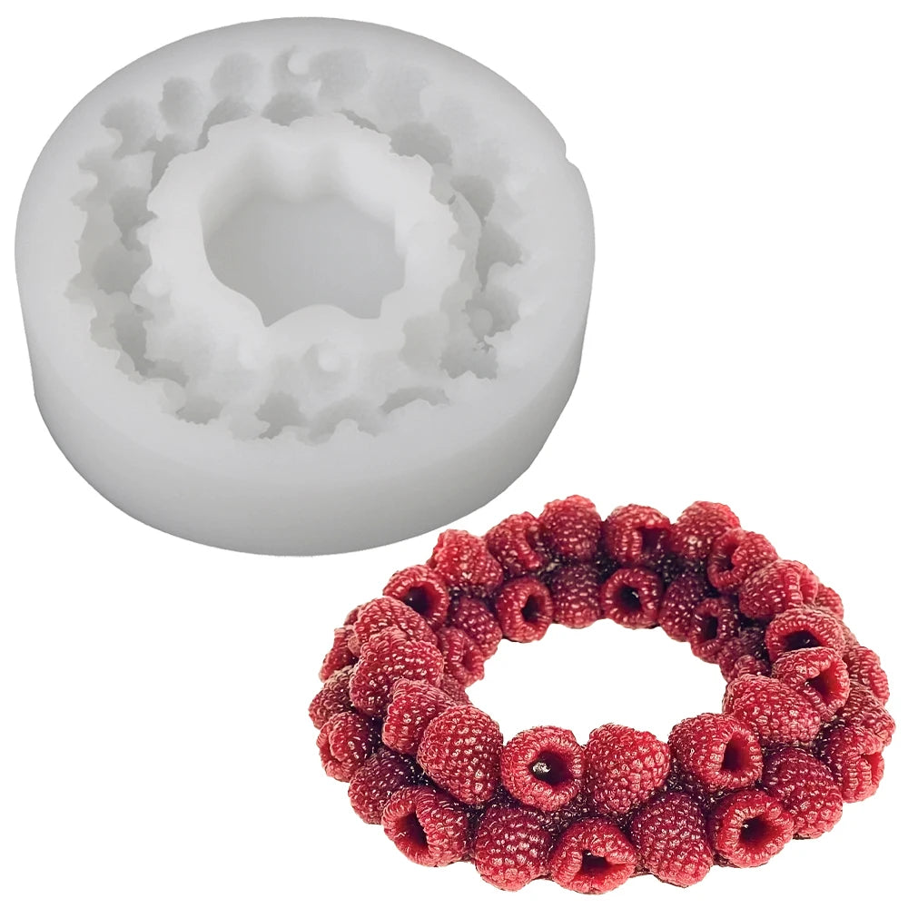 Raspberry Silicone Cake Mold – Fruit Mousse & Chocolate Baking Tool