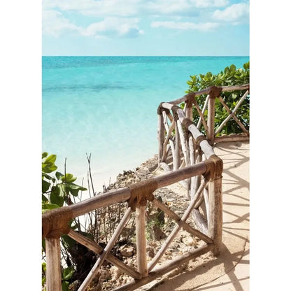 Summer Beach Palm Tree Wall Art Poster 🌴☀️🌊