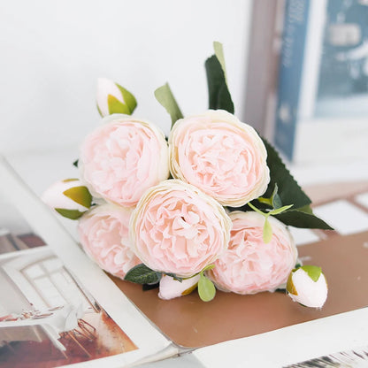 Exquisite Artificial Peony Bouquet for Wedding Bridal Flowers