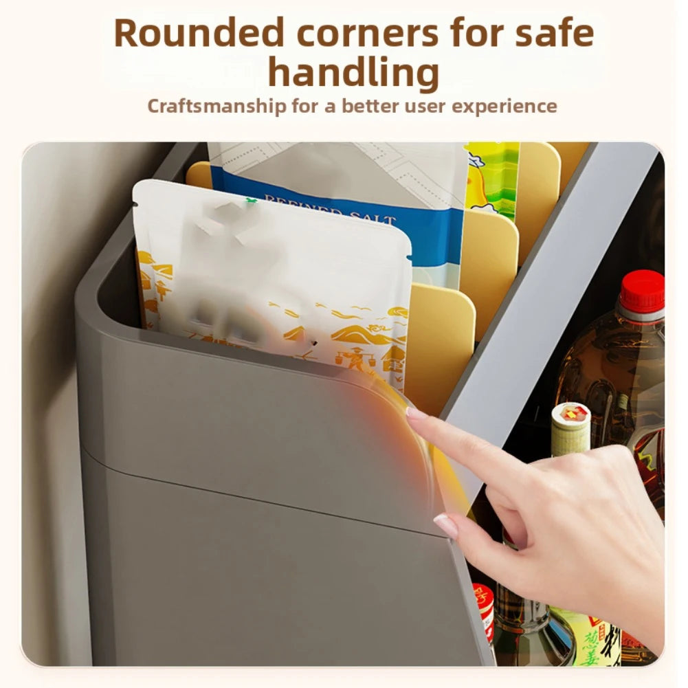 1PC Seasoning Storage Bracket, Storage Rack, Seasoning-Kitchen Utensil Sorting Rack Kitchen-Home Vertical Storage Mount