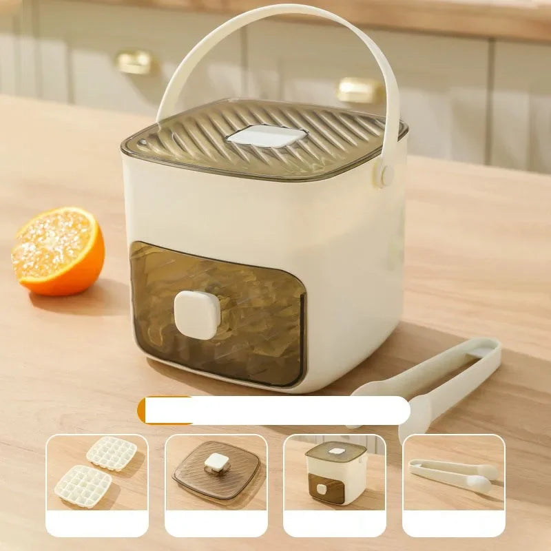 48 Grid Silicone Ice Cube Tray