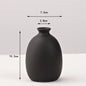 Black Porcelain Vase