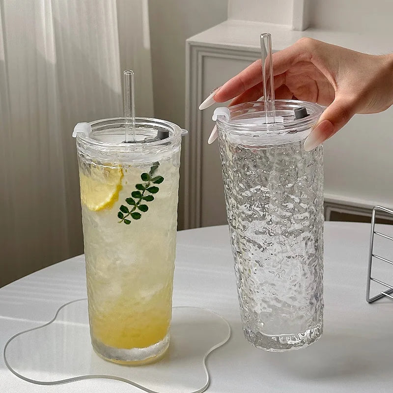 Large capacity straw cup summer high-value women&