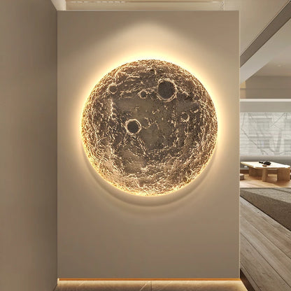 Modern Moon Planet LED Wall Lamp for Bedroom & Home Decor