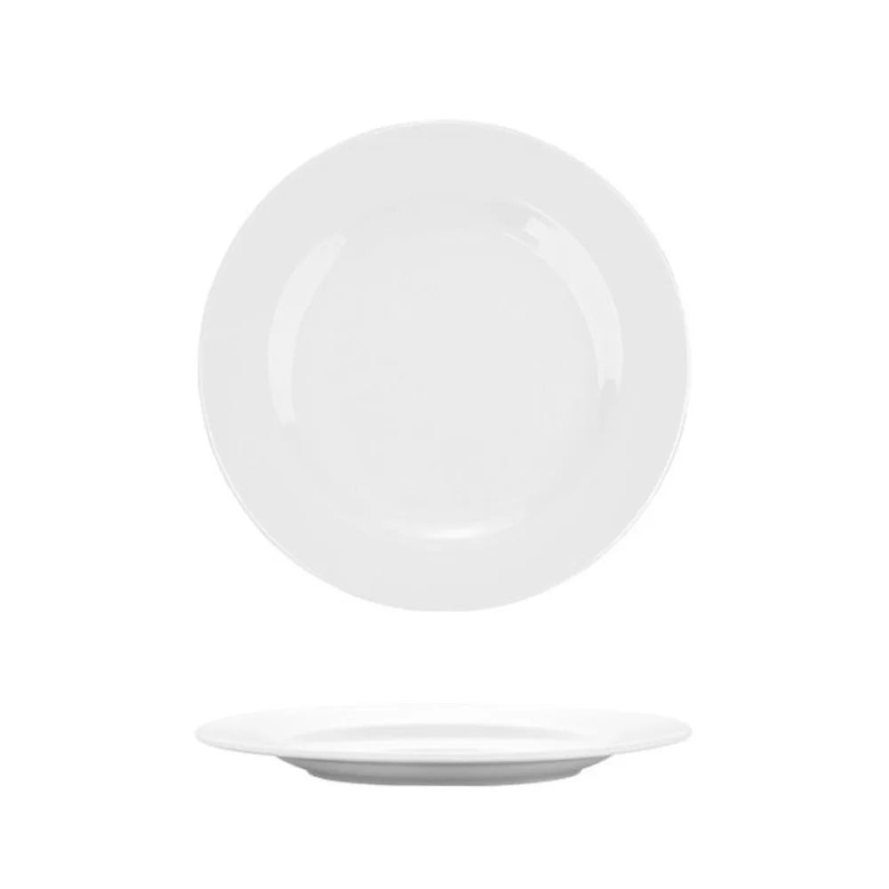 White Melamine Unbreakable Dinner Plate