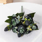 Premium Silk White Peony Artificial Flowers for Home Vase Decor