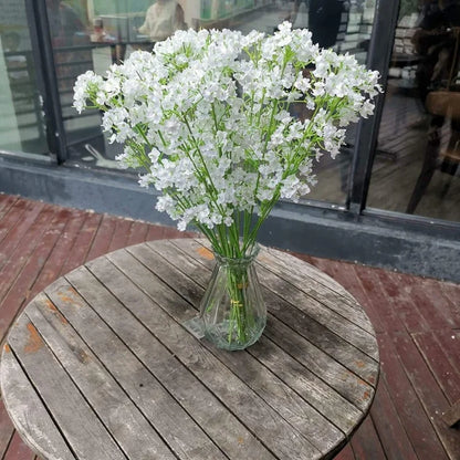 Minimalist Clear Glass Vase – Small Hydroponic Flower Vase for Home Décor