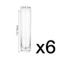 Clear Glass Cylinder Vase – Elegant Flower & Home Decor