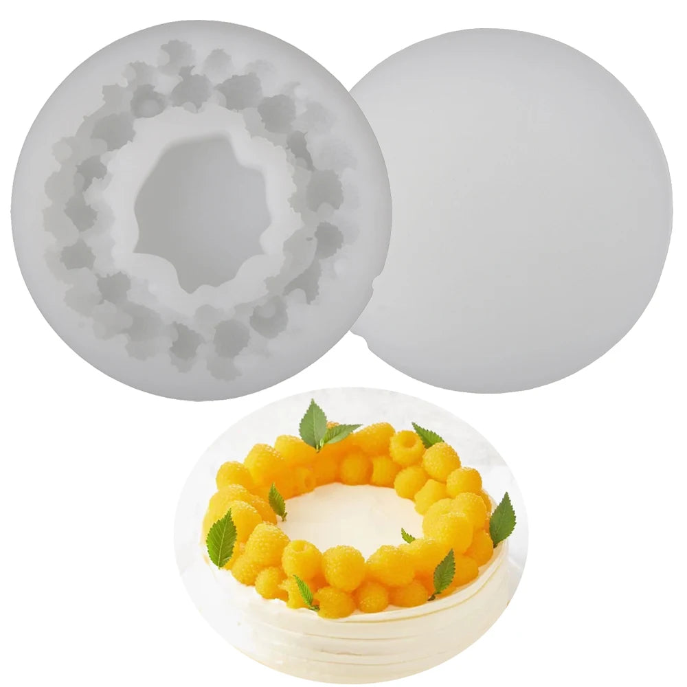 Raspberry Silicone Cake Mold – Fruit Mousse & Chocolate Baking Tool