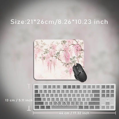Mouse Pad Pink Flowers Gaming XL Home Computer New Mousepad XXL Desk Mats Office Natural Rubber Non-Slip Gaming laptop Table Mat