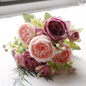 Premium Silk White Peony Artificial Flowers for Home Vase Decor