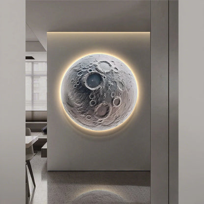 Modern Moon Planet LED Wall Lamp for Bedroom & Home Decor