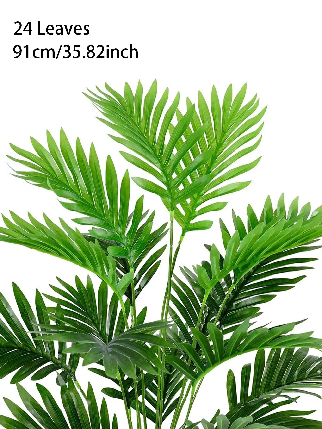 60-120cm Large Artificial Palm Tree – Realistic Tropical Green Plant Decor
