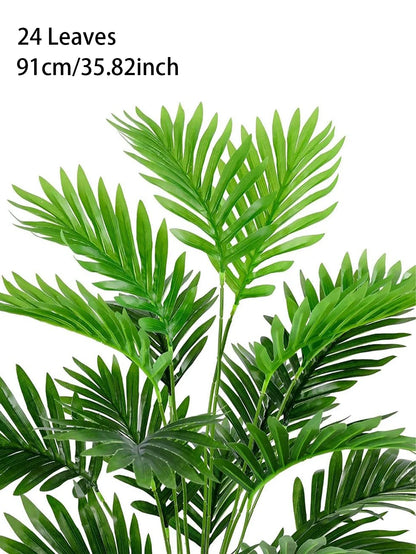 60-120cm Large Artificial Palm Tree – Realistic Tropical Green Plant Decor