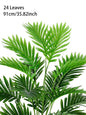 60-120cm Large Artificial Palm Tree – Realistic Tropical Green Plant Decor