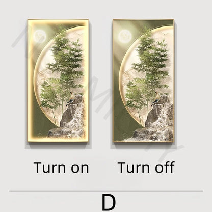 Modern LED Wall Art Light – Luxury Decorative Lamp for Living Room & Entryway