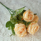 30cm Premium Pink Silk Rose & Peony Cemetery Bouquet