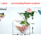 Hanging Hydroponic Glass Vase – Modern Wall-Mounted Plant Decor