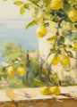 Retro Lemon Garden Canvas Wall Art 🍋🌿