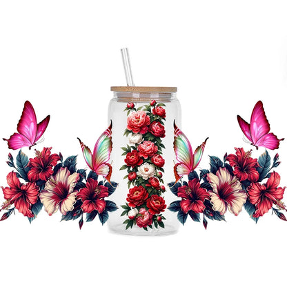 Colorful Butterfly Cup Wrap Sticker 🦋✨
