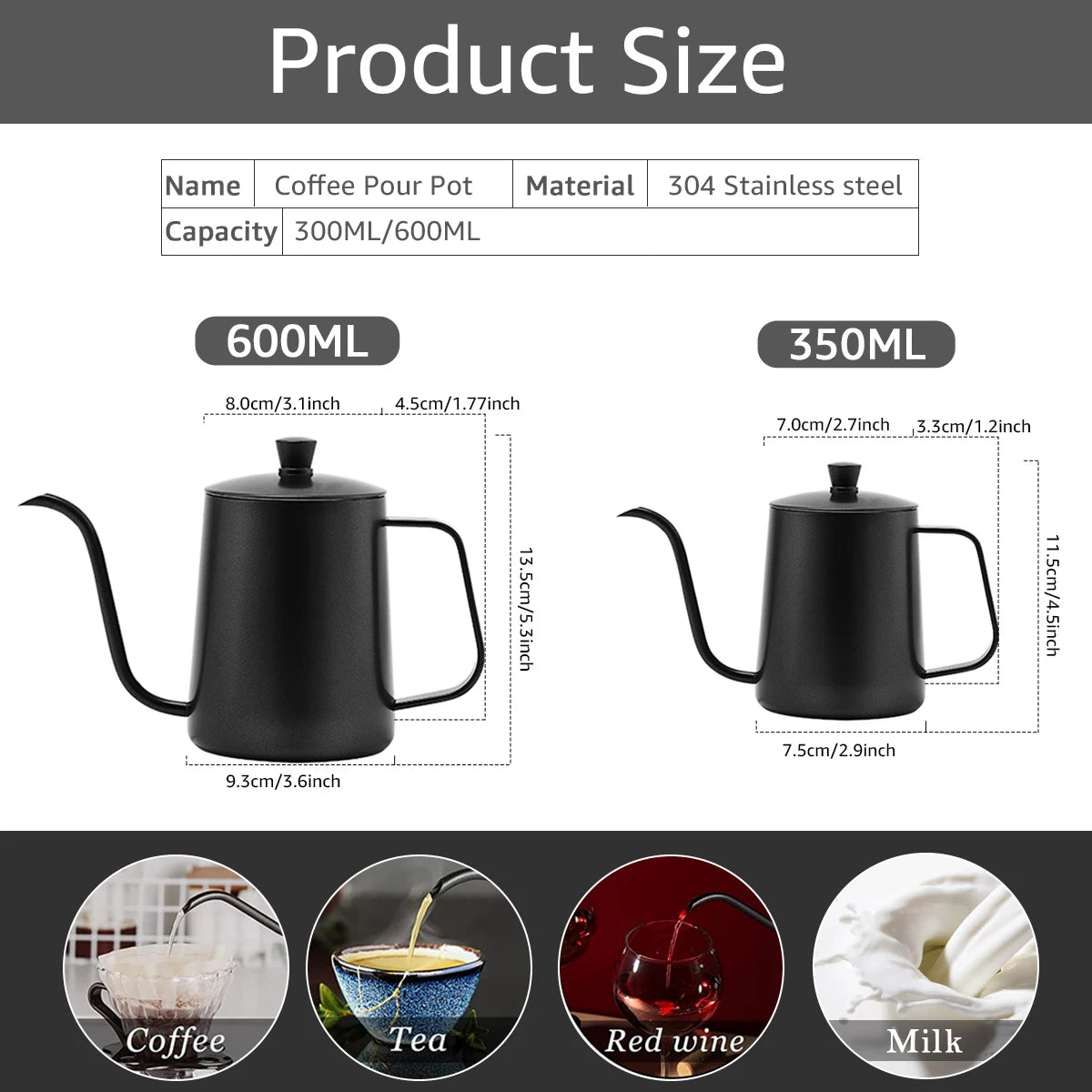 600ml Glass Coffee Pot With Filter Drip Brewing Hot Brewer Coffee Kettle Cloud Shaped Kettle Coffee Brewer Utensils Teapot