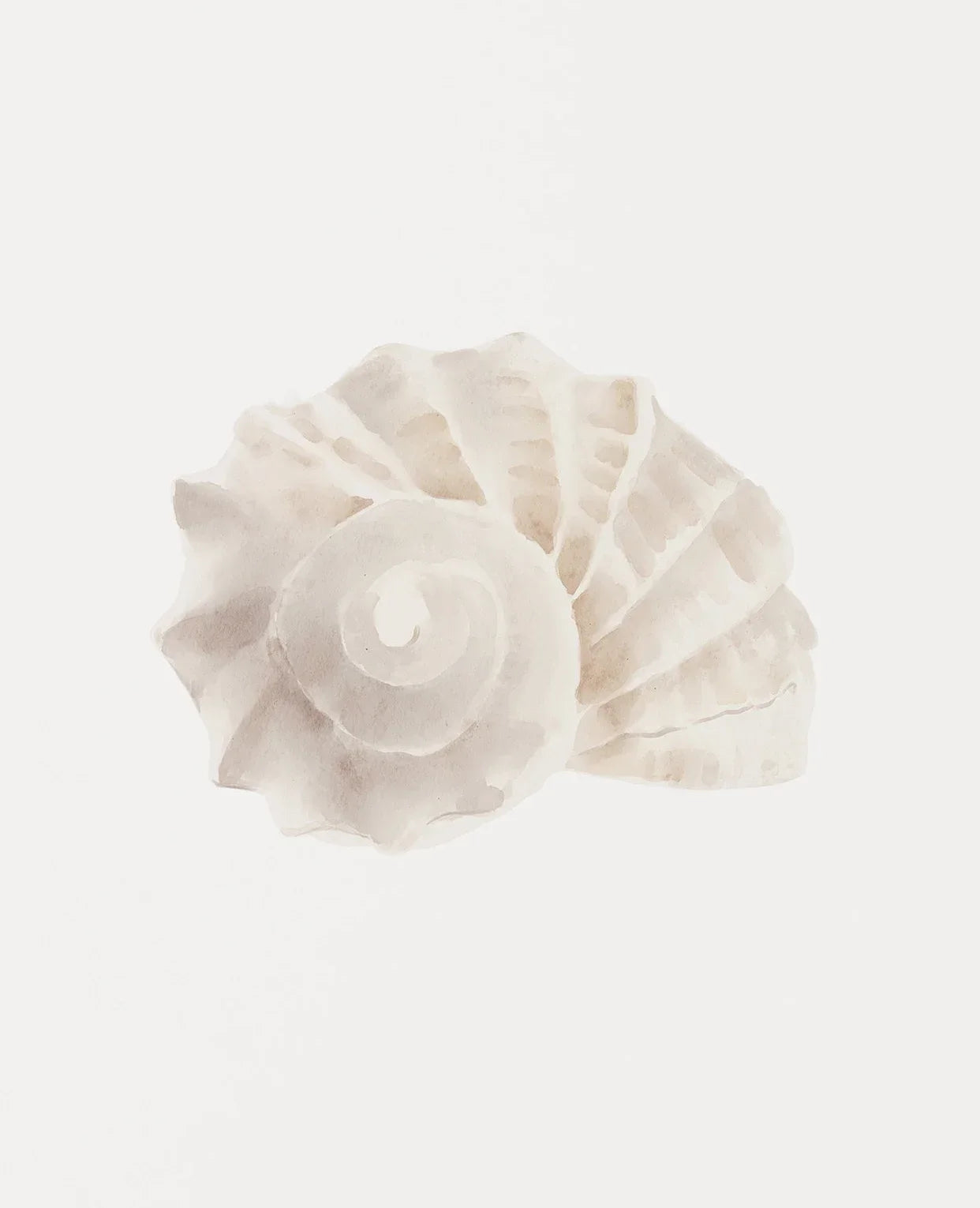 Modern Blue Coastal Shells and Starfish Canvas Poster Set