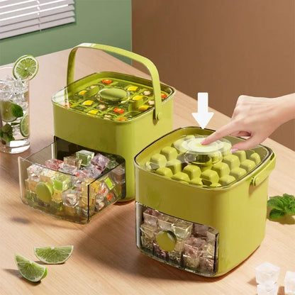 48 Grid Silicone Ice Cube Tray