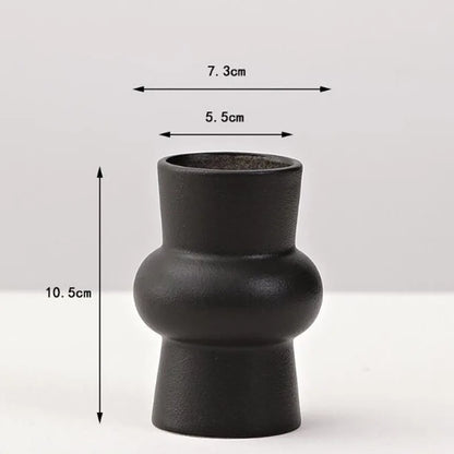 Black Porcelain Vase