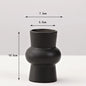 Black Porcelain Vase