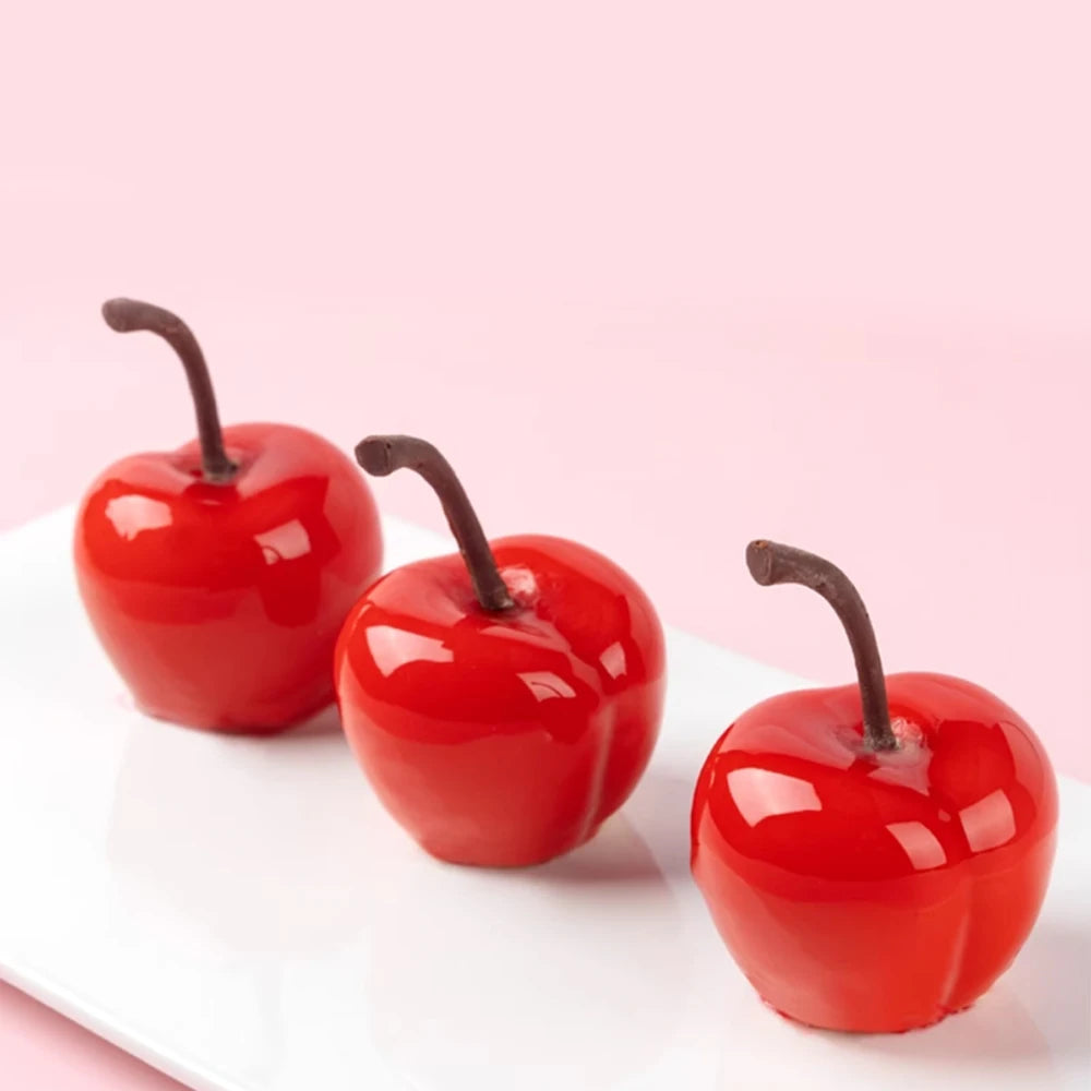 3D Cherry Silicone Dessert Mold