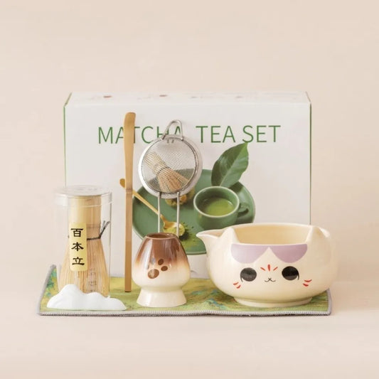 Pink Ceramic Matcha Brewing Set 🍵💗