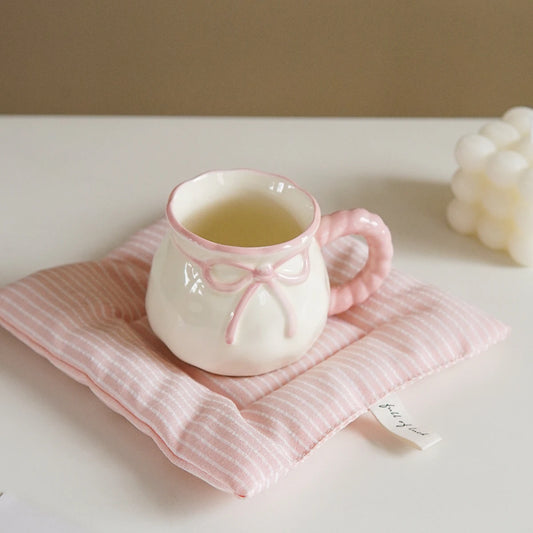 Bowknot Ceramic Coffee Cup