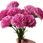 5/10PCS Premium Silk Artificial Carnation Bouquet for Weddings