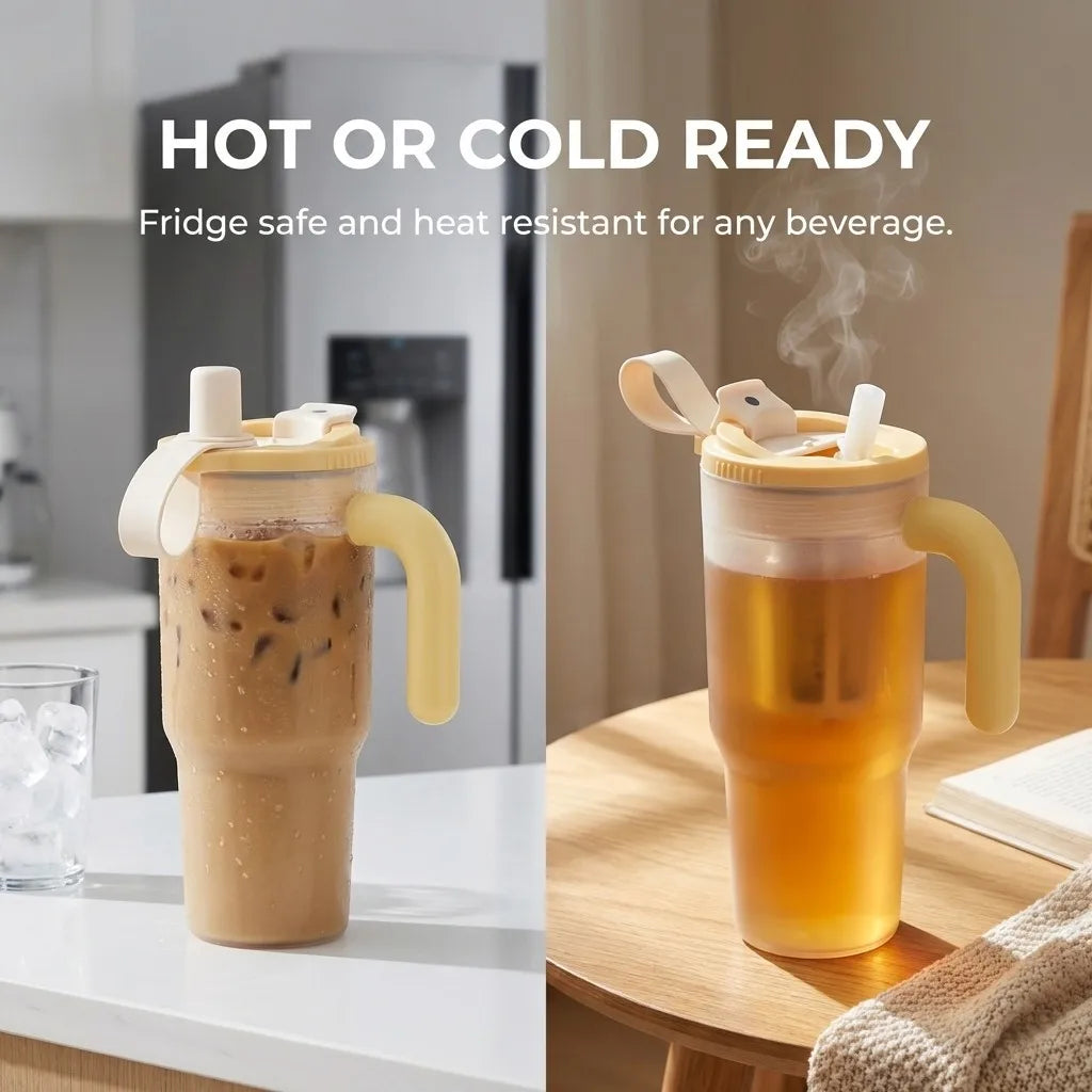 850ML Large Capacity Tumbler with Handle