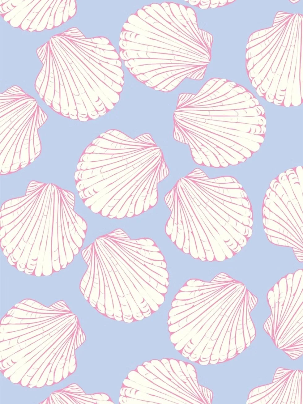 Girly Trendy Beach Scent Coastal Gallery Wall Art Set