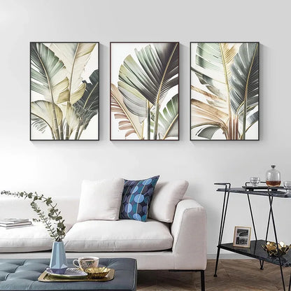 Modern Tropical Plant Canvas Print