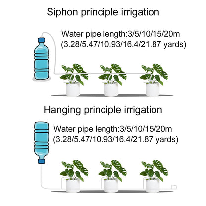 1 Set, Garden Potted Plant Automatic Drip Set With Adjustable Water Droplet Flow Rate, Suitable For Watering Potted Plants