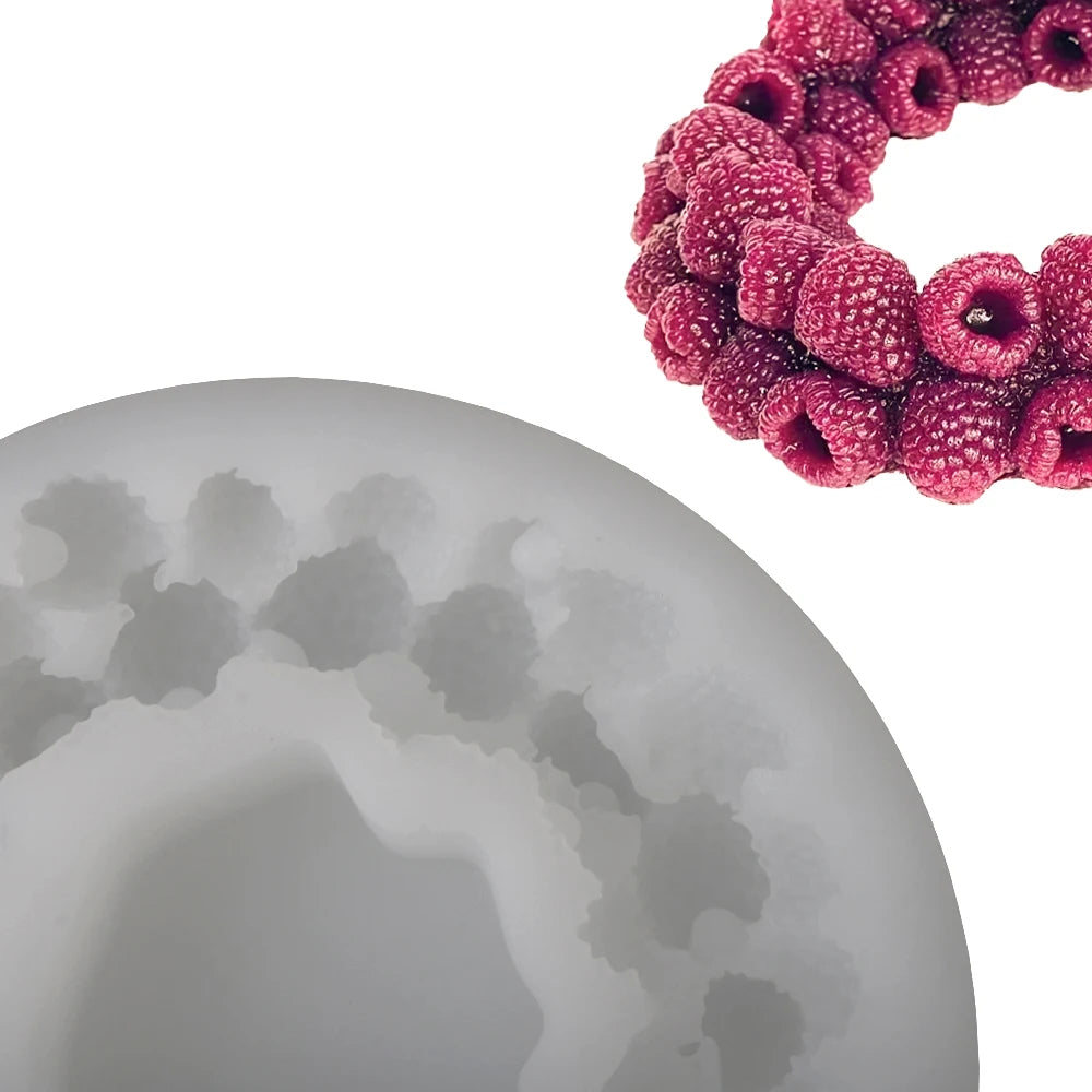Raspberry Silicone Cake Mold – Fruit Mousse & Chocolate Baking Tool