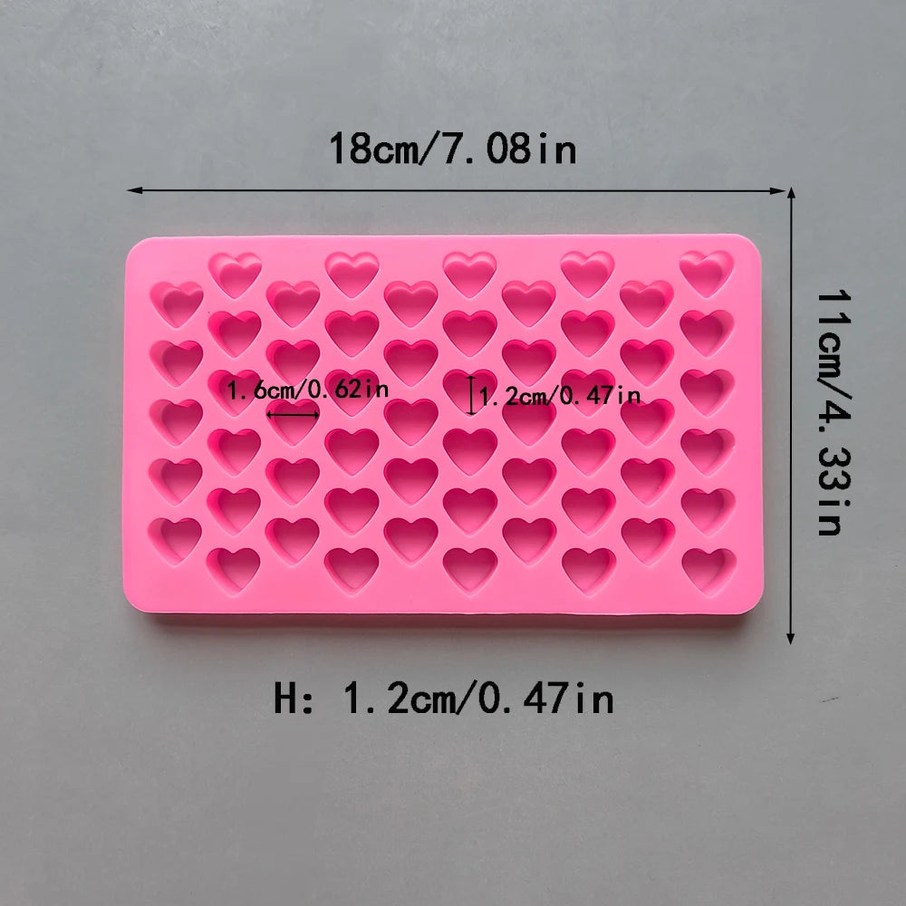 3D Heart Silicone Mold