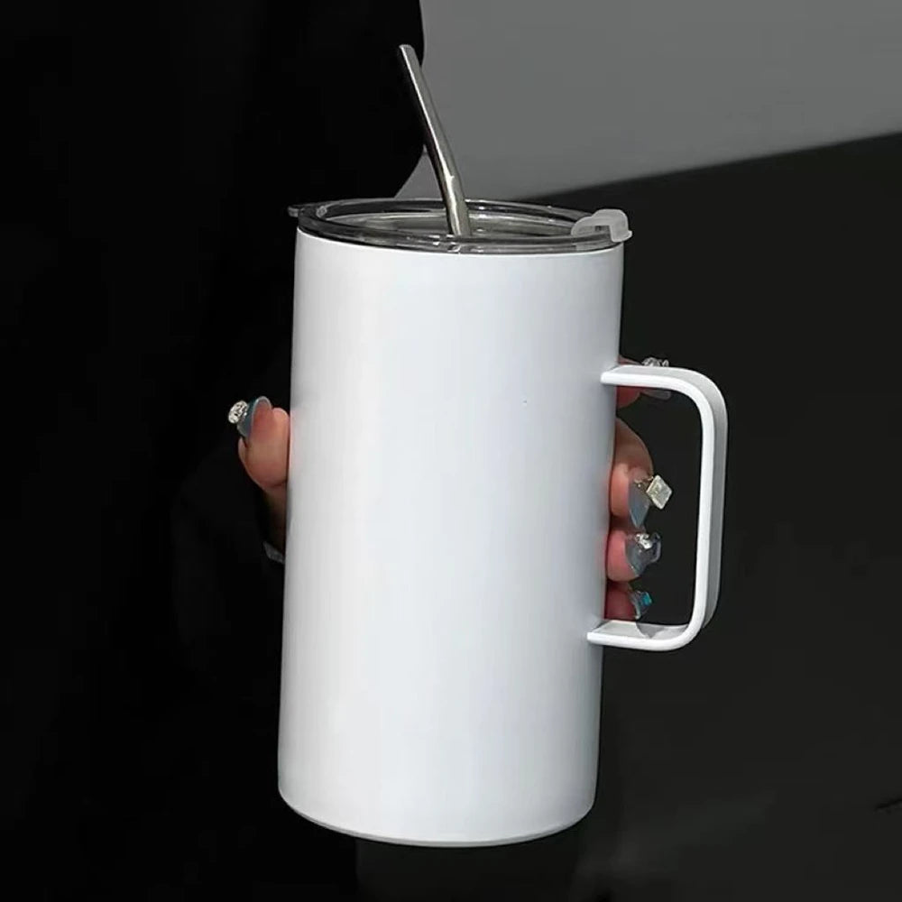 600ml Insulated Coffee Mug with Handle