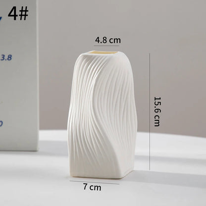 Modern Plastic Flower Vase – Aesthetic Home Decor