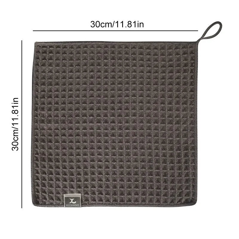 1/6Pcs Super Absorbent Microfiber Coffee Bar Towels Home Barista Cleaning Tool for Coffee Machine
