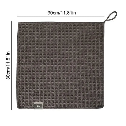 1/6Pcs Super Absorbent Microfiber Coffee Bar Towels Home Barista Cleaning Tool for Coffee Machine
