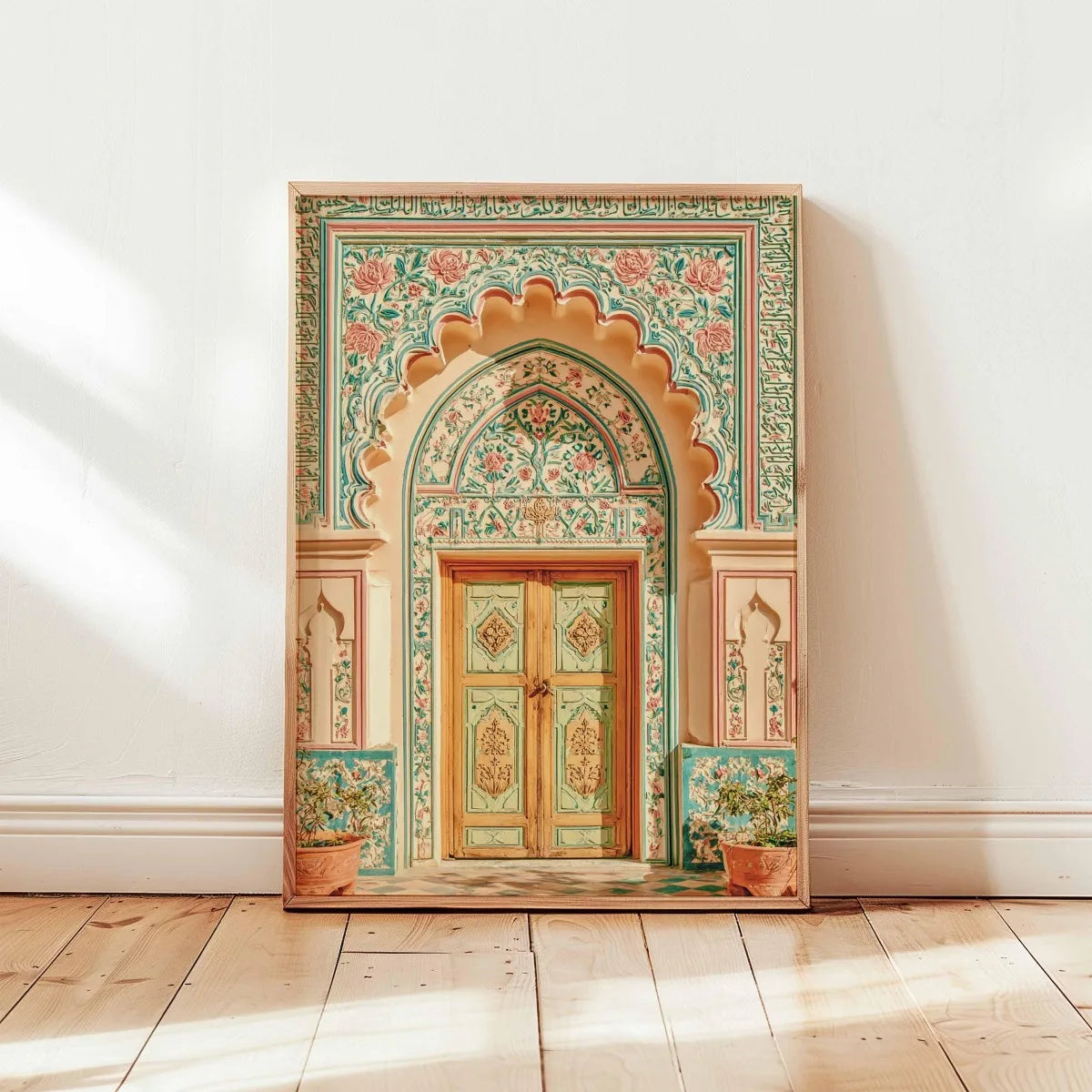Islamic Mosque Architecture Canvas Print Poster Middle Eastern Ramadan Muslim Art Prints Bedroom Wall Art Home Decor Poster